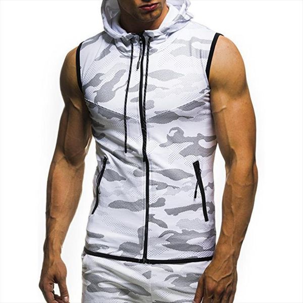 tank 3xl summer men gym fitness camouflage mesh hoodies zip up sleeveless hooded sales, White;black
tank 3xl summer men gym fitness camouflage mesh hoodies zip up sleeveless hooded sales, White;black