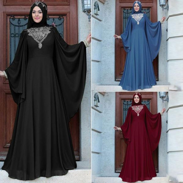 ethnic clothing abayas for women muslim conservative women's dresses printed high-waisted large sleeves long black robe 5xl, Red
ethnic clothing abayas for women muslim conservative women's dresses printed high-waisted large sleeves long black robe 5xl, Red