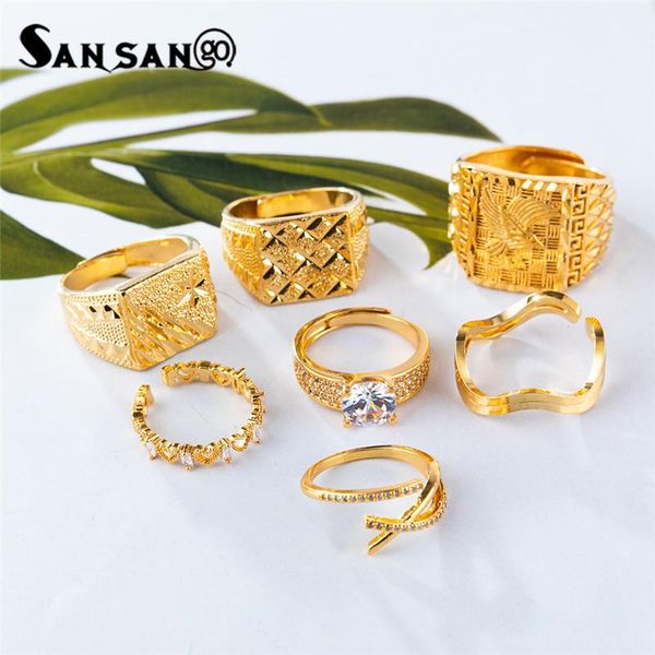 wedding rings multi-style eagle gold color ring for women men trendy geometry copper finger resizeable hip hop jewelry gifts, Slivery;golden
wedding rings multi-style eagle gold color ring for women men trendy geometry copper finger resizeable hip hop jewelry gifts, Slivery;golden