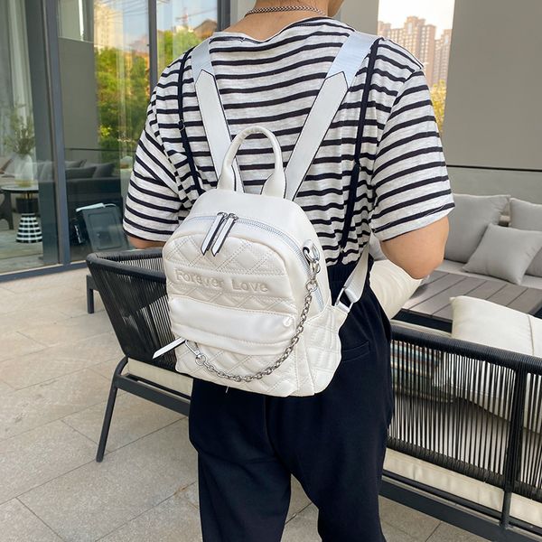 brand soft leather women's backpack gril's chain bag fashion large capacity and high quality
brand soft leather women's backpack gril's chain bag fashion large capacity and high quality