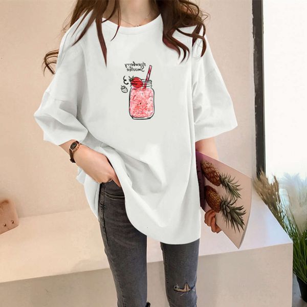 women's t-shirt t shirt white short sleeve 2021 medium and long base coat korean fashion loose half upper garment t207
women's t-shirt t shirt white short sleeve 2021 medium and long base coat korean fashion loose half upper garment t207