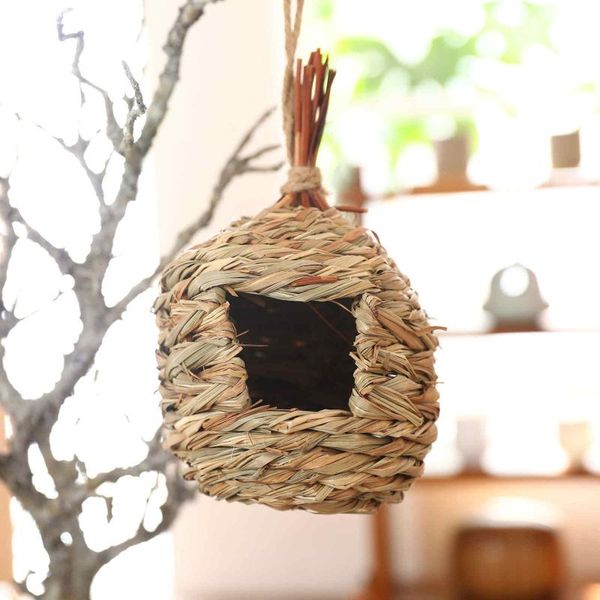 styles birds nest natural grass weaved hanging bird house outdoor decorative hut yard cage pet humming birdhouse cages
styles birds nest natural grass weaved hanging bird house outdoor decorative hut yard cage pet humming birdhouse cages