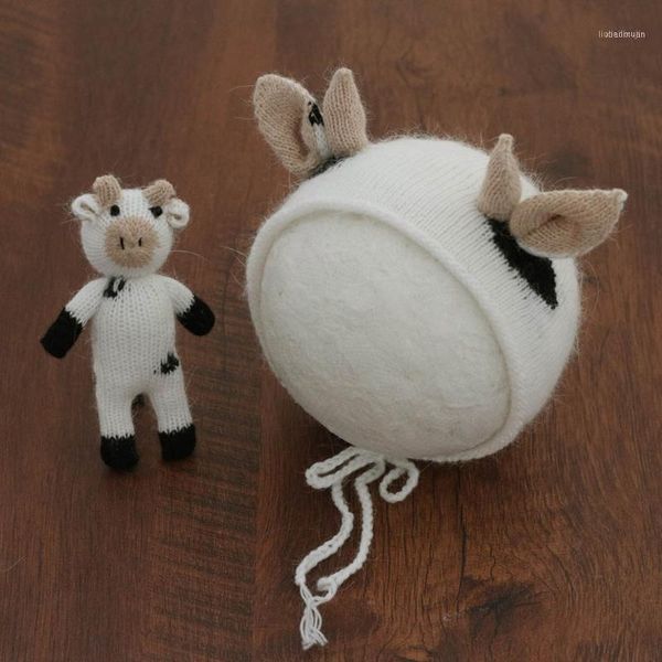 caps & hats 2 pcs baby knitting cow hat animal doll set handmade crochet mohair beanies born pography props bonnet infants g2ae1, Yellow
caps & hats 2 pcs baby knitting cow hat animal doll set handmade crochet mohair beanies born pography props bonnet infants g2ae1, Yellow