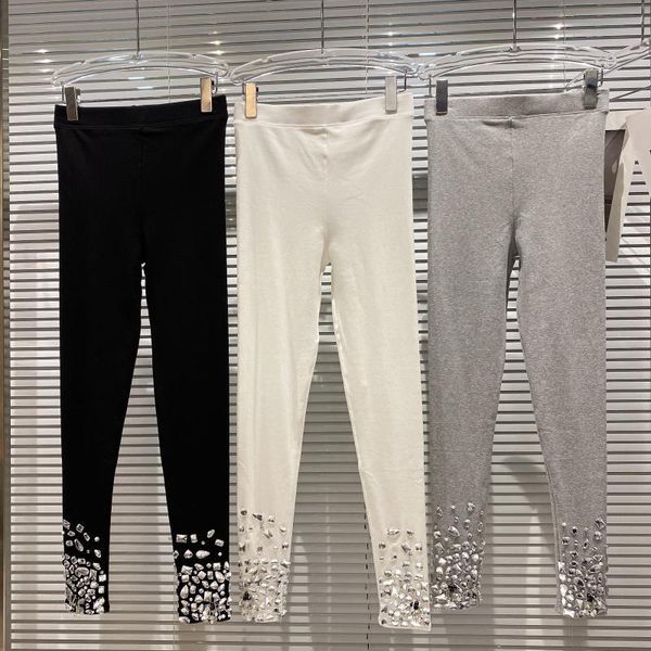 women's leggings 2021 autumn elastic trousers beaded stretch slim fit fashion diamonds workout pants push up women seamless, Black
women's leggings 2021 autumn elastic trousers beaded stretch slim fit fashion diamonds workout pants push up women seamless, Black