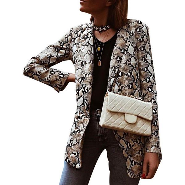 women's jackets women's fashion print long sleeve turn down collar slim small suit jacket office lady single breasted, Black;brown
women's jackets women's fashion print long sleeve turn down collar slim small suit jacket office lady single breasted, Black;brown