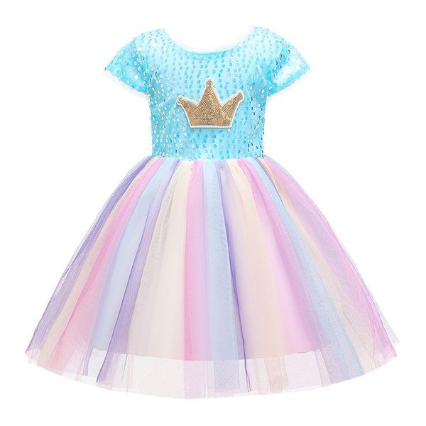 girl's dresses 2021 winter crown pattern dress kids dresess for girls clothes princess rainbow tutu party baby girl birthday 2 3 10 yea, Red;yellow
girl's dresses 2021 winter crown pattern dress kids dresess for girls clothes princess rainbow tutu party baby girl birthday 2 3 10 yea, Red;yellow