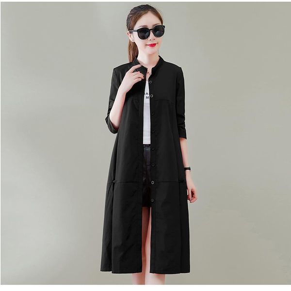 women's trench coats 2021 arrival spring coat solid color woman fashion slim o-neck collar thin section yf228, Tan;black
women's trench coats 2021 arrival spring coat solid color woman fashion slim o-neck collar thin section yf228, Tan;black