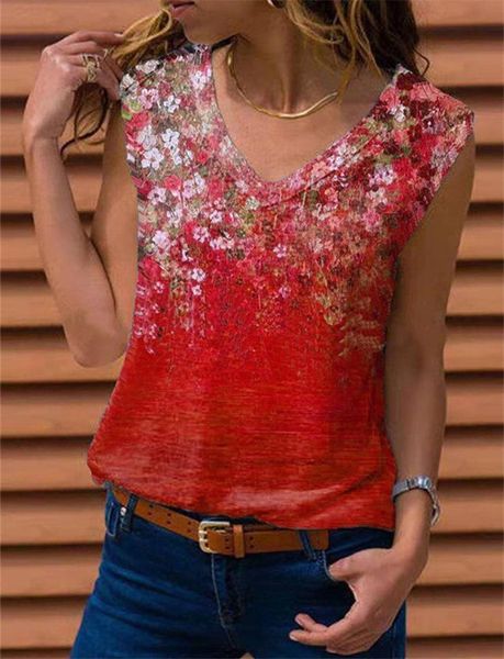 oversized women t shirt 2021 summer vest beach casual streetwear sleeveless v-neck tie dye floral print tees plus size women's t-shirt, White
oversized women t shirt 2021 summer vest beach casual streetwear sleeveless v-neck tie dye floral print tees plus size women's t-shirt, White