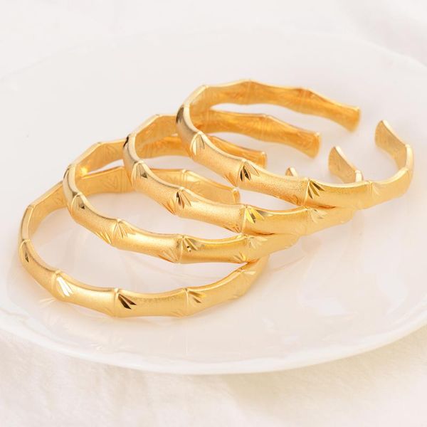 bangle girl's fashion size open-bangle 9 k fine thai baht g/f solid gold woman luxury jewelry retro bamboo shape adjustable, Black
bangle girl's fashion size open-bangle 9 k fine thai baht g/f solid gold woman luxury jewelry retro bamboo shape adjustable, Black