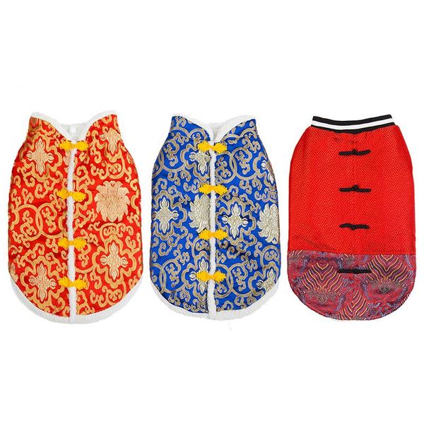 dog apparel winter warm pet clothes for dogs tang suit chinese year costume thick pets clothing small medium coat
dog apparel winter warm pet clothes for dogs tang suit chinese year costume thick pets clothing small medium coat