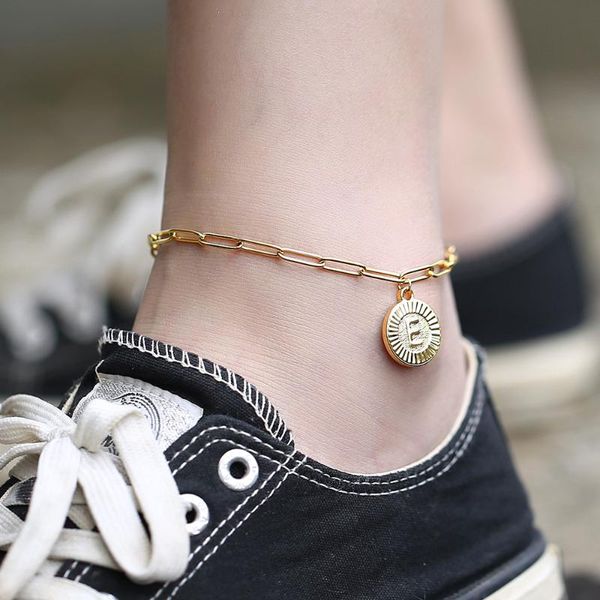 anklets initial letter anklet for women a-z round pendant stainless steel rolo box chain summer foot jewelry wholesale da45a, Red;blue
anklets initial letter anklet for women a-z round pendant stainless steel rolo box chain summer foot jewelry wholesale da45a, Red;blue