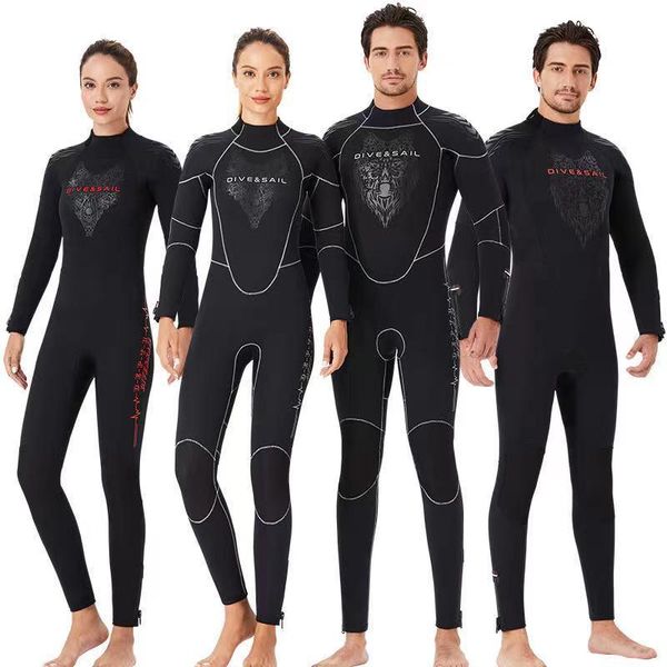 swim wear dive&sail 5mm neoprene wetsuit menwomen scuba deep diving suit spearfishing snorkeling surfing one piece set cold-proof swimsuit
swim wear dive&sail 5mm neoprene wetsuit menwomen scuba deep diving suit spearfishing snorkeling surfing one piece set cold-proof swimsuit