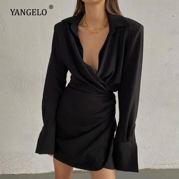 casual dresses women's 2021 kink shirt drape v-neck dress clothes for night club ladies solid long sleeve mini tumblr outwear, Black;gray
casual dresses women's 2021 kink shirt drape v-neck dress clothes for night club ladies solid long sleeve mini tumblr outwear, Black;gray