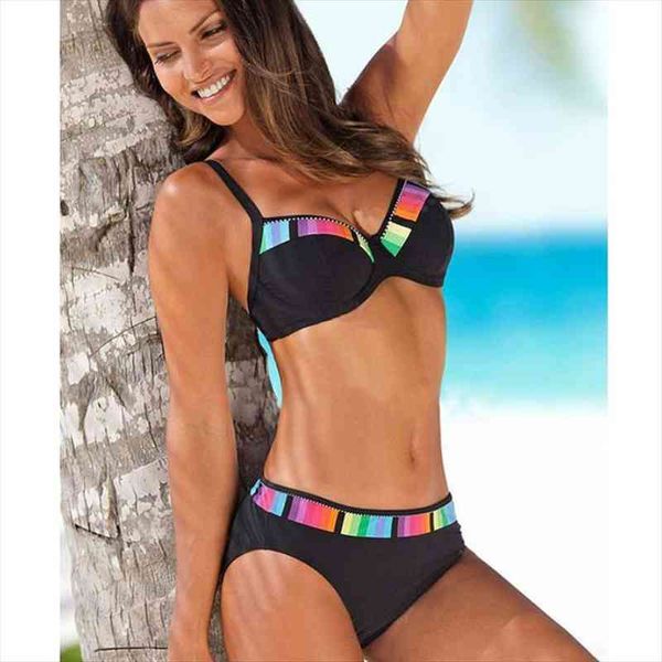 black bikini set swimwear women print swimsuit push up polka dots plus size bathing suit beachwear biquini 3xl, White;black
black bikini set swimwear women print swimsuit push up polka dots plus size bathing suit beachwear biquini 3xl, White;black