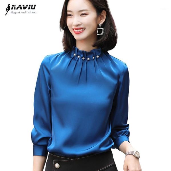 pink chiffon shirt women fashion clothes 2021 autumn long sleeve temperament satin blouses office ladies formal work women's & shirts, White
pink chiffon shirt women fashion clothes 2021 autumn long sleeve temperament satin blouses office ladies formal work women's & shirts, White