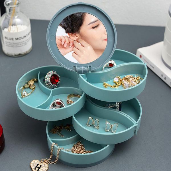 jewelry pouches, bags multilayer rotating plastic stand storage box earrings ring cosmetics beauty container organizer with mirror, Pink;blue
jewelry pouches, bags multilayer rotating plastic stand storage box earrings ring cosmetics beauty container organizer with mirror, Pink;blue