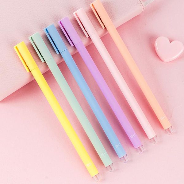 pack gentle gradient color gel pen set simple solid 0.5 black student frosted signature pens
pack gentle gradient color gel pen set simple solid 0.5 black student frosted signature pens