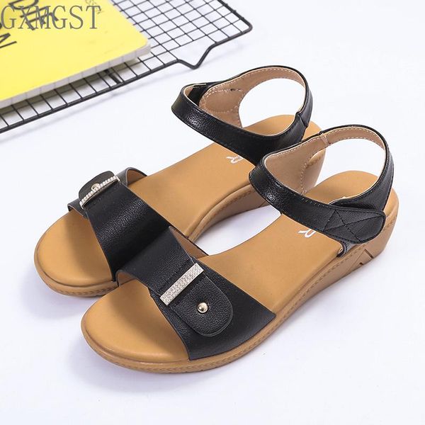 summer women white leather ankle-wrap flat sandals casual comfortable lady open simple fashion sandalias zapatos de mujer 35-40, Black
summer women white leather ankle-wrap flat sandals casual comfortable lady open simple fashion sandalias zapatos de mujer 35-40, Black