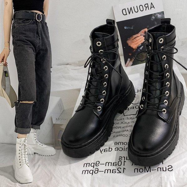boots ankle women's platform shoes female 2021 spring fashion mid-tube pu leather women non-slip casual botas1, Black
boots ankle women's platform shoes female 2021 spring fashion mid-tube pu leather women non-slip casual botas1, Black