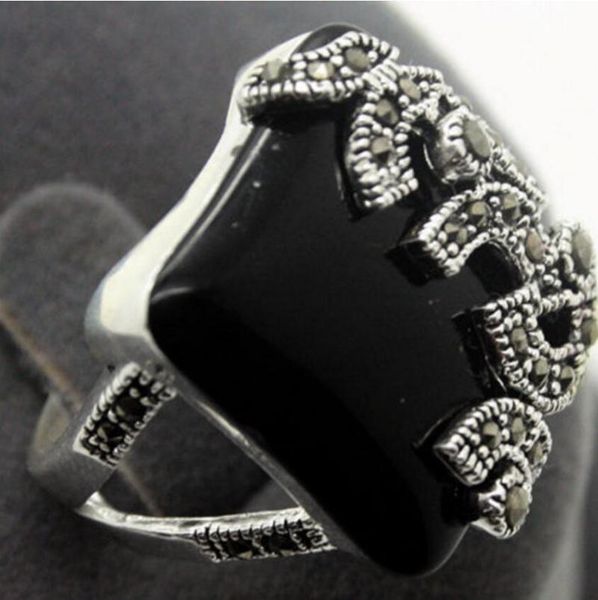 cluster rings fashion design square 925 sterling silver 22*20mmnatural black natural stone gems marcasite ring size 7/8/9/10, Golden;silver
cluster rings fashion design square 925 sterling silver 22*20mmnatural black natural stone gems marcasite ring size 7/8/9/10, Golden;silver