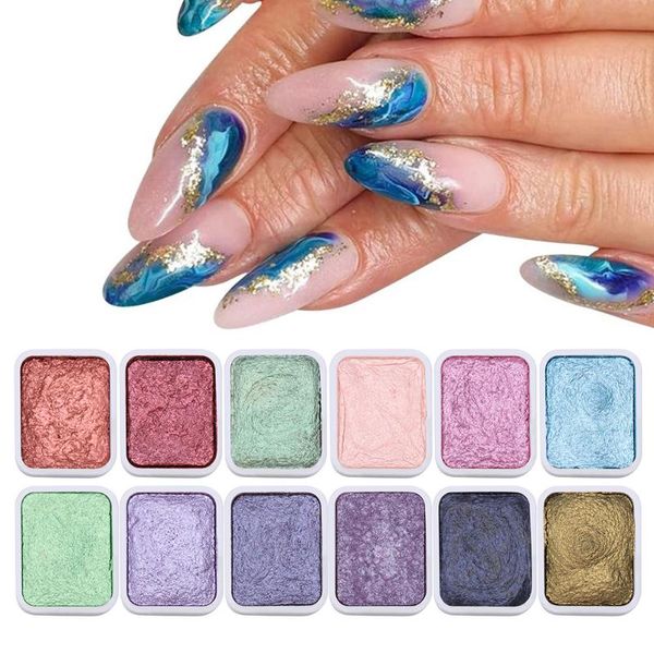 nail glitter 1box colorful pearl shimmer art pigment painting solid paint bloom draw watercolor powder diy manicure decor, Silver;gold
nail glitter 1box colorful pearl shimmer art pigment painting solid paint bloom draw watercolor powder diy manicure decor, Silver;gold