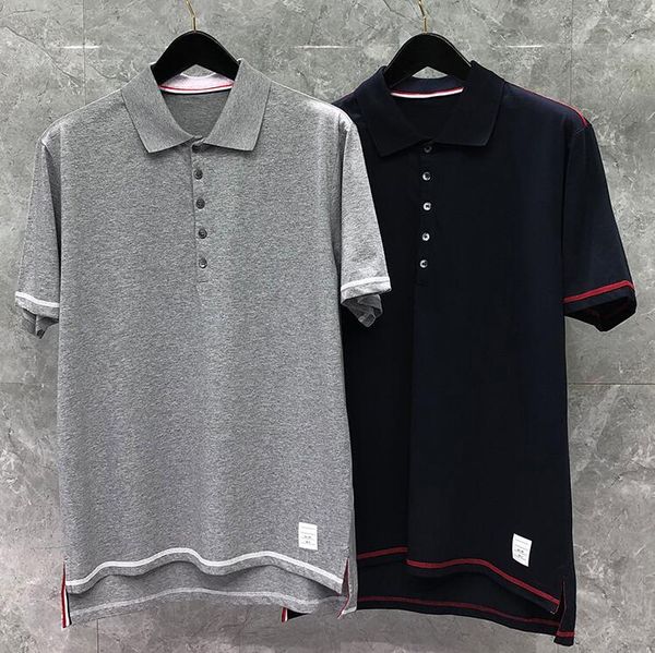 t shirt Fashion TB THOM Brand Shirts Men Casual Slim Solid Cotton shirt Summer Short Sleeve High Quantity Polo Clothing, White;black
t shirt Fashion TB THOM Brand Shirts Men Casual Slim Solid Cotton shirt Summer Short Sleeve High Quantity Polo Clothing, White;black