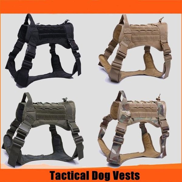 nylon tactical dog vest 15-60kg big size pet clothing outdoor wear-resisting waterproof army training waistcoat hunting jackets, Camo;black
nylon tactical dog vest 15-60kg big size pet clothing outdoor wear-resisting waterproof army training waistcoat hunting jackets, Camo;black