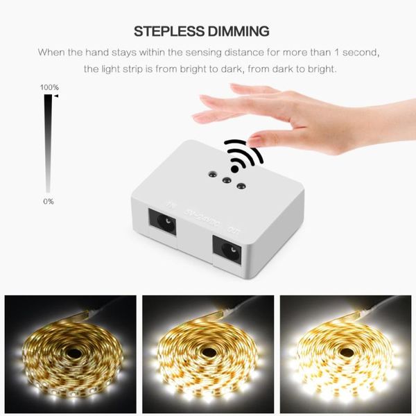 1m-5m hand sensor wave strip with eu us adapter dimmable led light for kitchen dc 12v ir sweep control lighting cabinet
1m-5m hand sensor wave strip with eu us adapter dimmable led light for kitchen dc 12v ir sweep control lighting cabinet