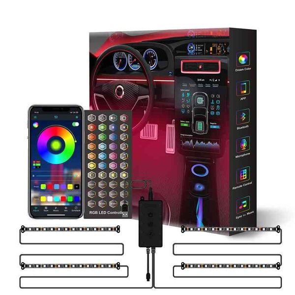 car bluetooth ambience led car welcome sole seven color lamp band control music rhythm suit
car bluetooth ambience led car welcome sole seven color lamp band control music rhythm suit
