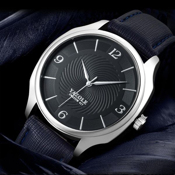 wristwatches yazole 417 brand simple fashion leisure waterproof men watch quartz movement comfortable wearing leather strap, Slivery;brown
wristwatches yazole 417 brand simple fashion leisure waterproof men watch quartz movement comfortable wearing leather strap, Slivery;brown