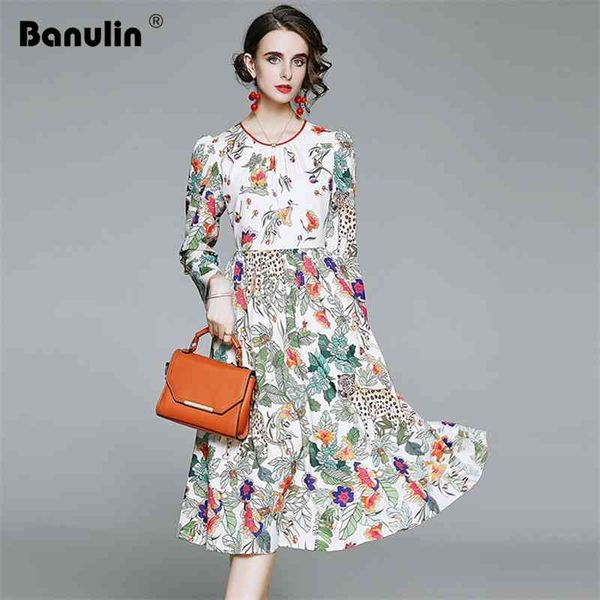 banulin spring summer runway floral midi dress women's o-neck long sleeve jungle animal print vestido mujer 210603, Black;gray
banulin spring summer runway floral midi dress women's o-neck long sleeve jungle animal print vestido mujer 210603, Black;gray