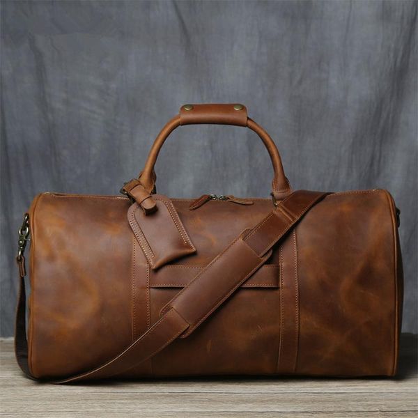 duffel bags retro men's hand luggage bag travel geunine leather large capacity single shoulder messenger for 15 inch laptop
duffel bags retro men's hand luggage bag travel geunine leather large capacity single shoulder messenger for 15 inch laptop