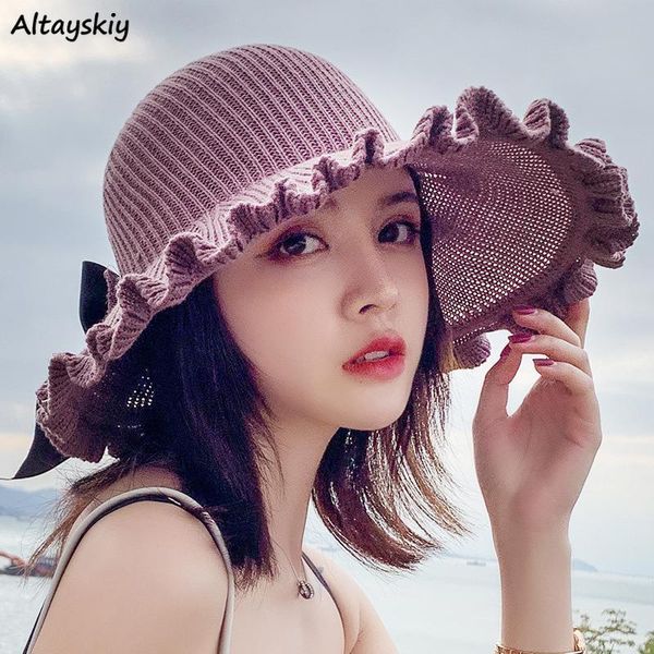 wide brim hats bucket women elegant solid gentle holiday all-match summer korean version stylish daily leisure fashionable chic female cap, Blue;gray
wide brim hats bucket women elegant solid gentle holiday all-match summer korean version stylish daily leisure fashionable chic female cap, Blue;gray