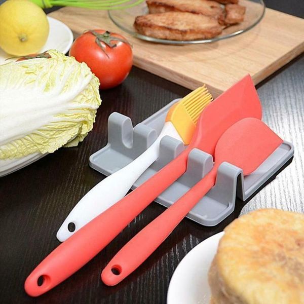 spatula holder storage shelf spoon rest tableware draining rack mat organizer heat resistant kitchen cooking tools & organization
spatula holder storage shelf spoon rest tableware draining rack mat organizer heat resistant kitchen cooking tools & organization