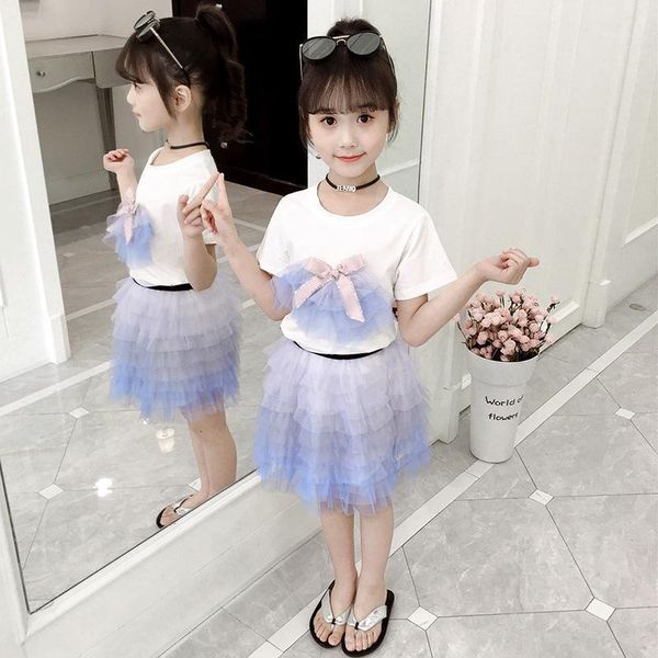 kids girls clothing sets summer white t-shirts + pink lace cak skirts fashion teenage two piece 4 8 12 14 years
kids girls clothing sets summer white t-shirts + pink lace cak skirts fashion teenage two piece 4 8 12 14 years
