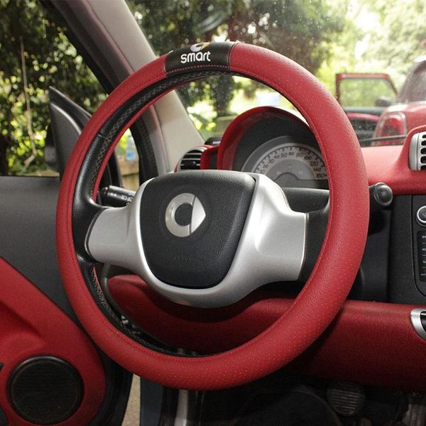 steering wheel covers leather car cover skidproof auto steering- anti-slip car-styling for smart fortwo forfour 451 453
steering wheel covers leather car cover skidproof auto steering- anti-slip car-styling for smart fortwo forfour 451 453