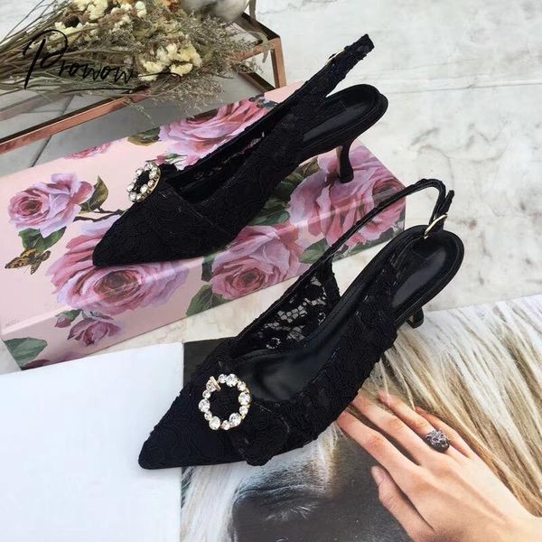 prowow fashion black women summer sandals pointed toe crystal buckle strap thin heel ladies party shoes woman
prowow fashion black women summer sandals pointed toe crystal buckle strap thin heel ladies party shoes woman