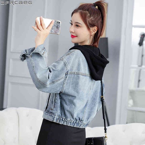 women's jackets casual autumn spring patchwork jeans jacket women spliced hooded ladies denim long sleeve coats female slim o 8m9l, Black;brown
women's jackets casual autumn spring patchwork jeans jacket women spliced hooded ladies denim long sleeve coats female slim o 8m9l, Black;brown
