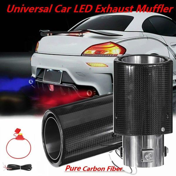 manifold & parts universal car led exhaust muffler 38-63mm inlet pure carbon fiber pipe tip modified flame tubes
manifold & parts universal car led exhaust muffler 38-63mm inlet pure carbon fiber pipe tip modified flame tubes