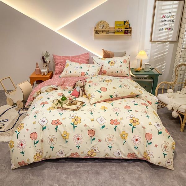 bedding sets flowers single full double king duvet cover set bed sheet cotton children quilt case cartoon bedclothes
bedding sets flowers single full double king duvet cover set bed sheet cotton children quilt case cartoon bedclothes