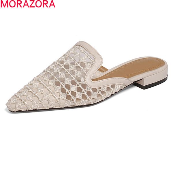 morazora arrival women slippers comfortable low heel breathable casual shoes summer solid color ladies mules shoes 210506, Black
morazora arrival women slippers comfortable low heel breathable casual shoes summer solid color ladies mules shoes 210506, Black