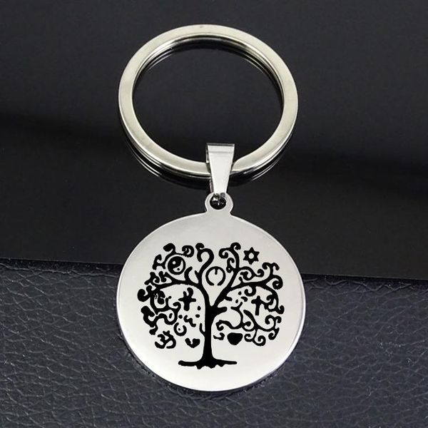 keychains unique tree charm keychain 2021 est stainless steel disc keyring jewelry llavero gift for friend yp6797, Silver
keychains unique tree charm keychain 2021 est stainless steel disc keyring jewelry llavero gift for friend yp6797, Silver