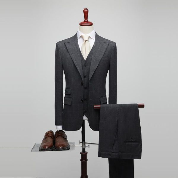 men's suits & blazers tian qiong 2021 arrival plaid casual grey men,male wedding formal dress suit men m-4xl, White;black
men's suits & blazers tian qiong 2021 arrival plaid casual grey men,male wedding formal dress suit men m-4xl, White;black