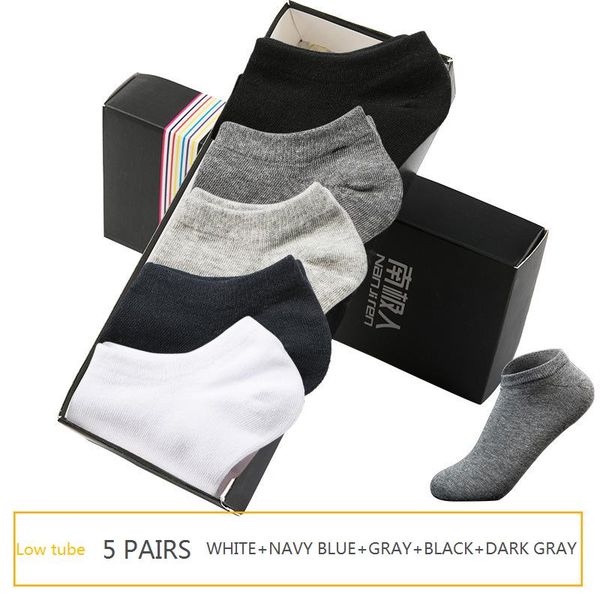 men's socks 5 pairs brand cotton style black business men soft breathable summer for male low
men's socks 5 pairs brand cotton style black business men soft breathable summer for male low