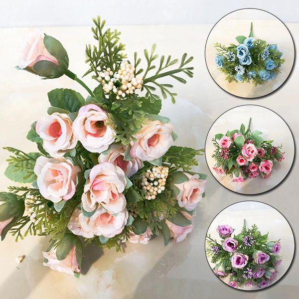 artificial rose flower silk european style bouquet fake flowers roses simulation wedding home party decor pography props decorative & wreath
artificial rose flower silk european style bouquet fake flowers roses simulation wedding home party decor pography props decorative & wreath