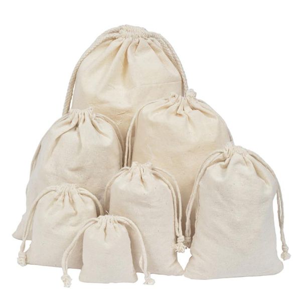 storage bags 10pcs/set cotton packaging bag household drawstring coin travel jewelry reusable packag for candy food
storage bags 10pcs/set cotton packaging bag household drawstring coin travel jewelry reusable packag for candy food