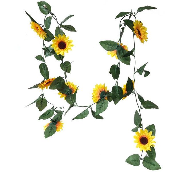 decorative flowers & wreaths artificial vine silk sunflower rattan green eucalyptus leaves indoor home wall hanging decoration party room de
decorative flowers & wreaths artificial vine silk sunflower rattan green eucalyptus leaves indoor home wall hanging decoration party room de