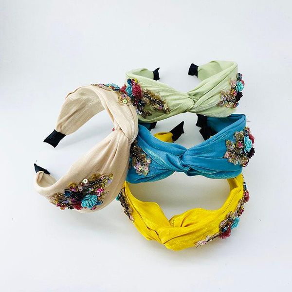 hair clips & barrettes classic turban women headband standard wide side comfortable anti-dropping band solid cloth accessories, Golden;silver
hair clips & barrettes classic turban women headband standard wide side comfortable anti-dropping band solid cloth accessories, Golden;silver