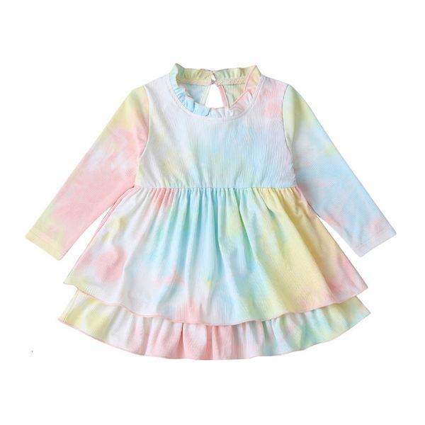 girl's baby girl dresses long-sleeve tie-dye print ruffles round neck children princess dress 1023, Red;yellow
girl's baby girl dresses long-sleeve tie-dye print ruffles round neck children princess dress 1023, Red;yellow