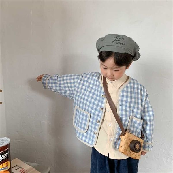 children cotton and linen cardigan autumn korean fashion kids boys loose plaid coat child baby casual loose jacket 211106, Blue
children cotton and linen cardigan autumn korean fashion kids boys loose plaid coat child baby casual loose jacket 211106, Blue